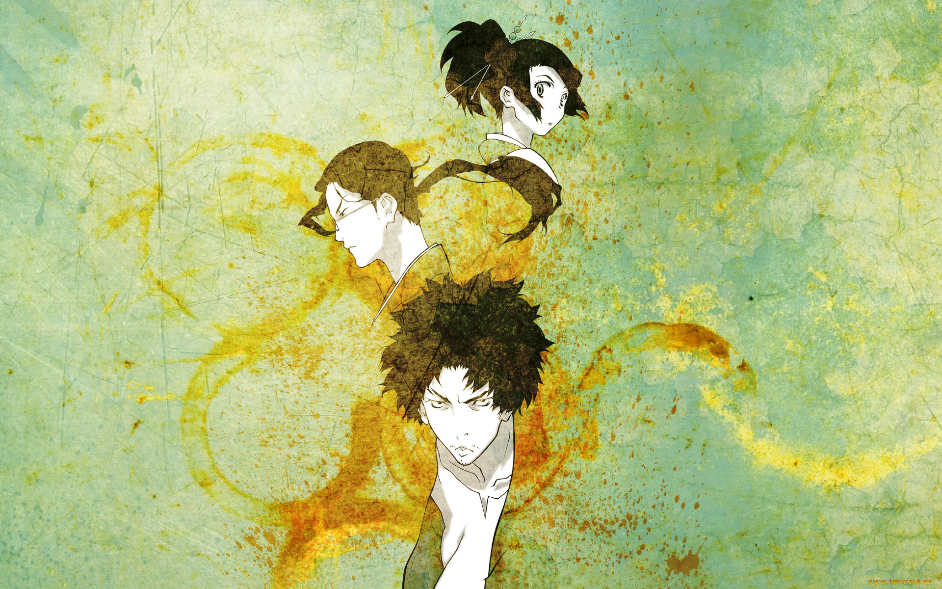 , samurai champloo, , jin, fuu, mugen